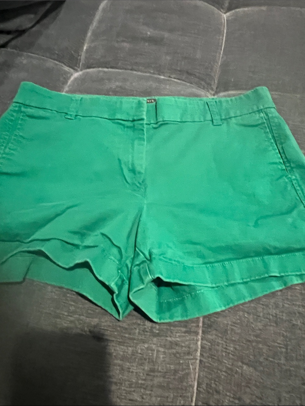 J. Crew Bright Green Cotton Bermuda Shorts